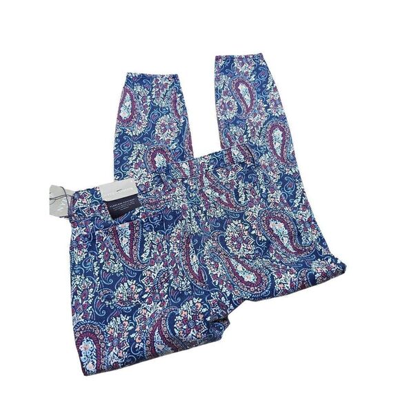 NYDJ Chico's Women's Purple Paisley LiftXTuck Technology Skinny Jeans Size 6 NWT - Picture 3 of 4